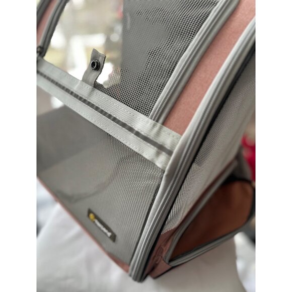 Pet Backpack Carrier For Cats & Small Dogs Breathable Mesh Design Portable, Ligh - Picture 6 of 7